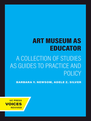 cover image of The Art Museum as Educator